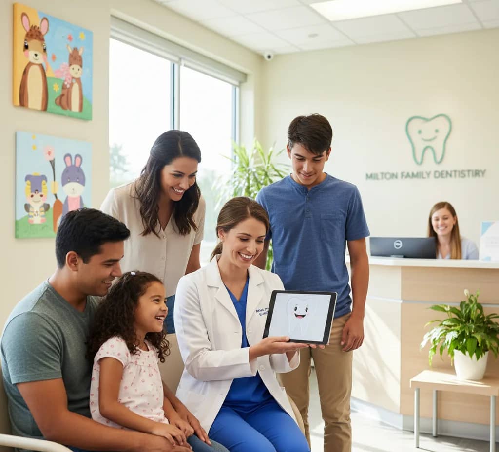 Family dentistry at Smile Lounge Dentistry in Milton